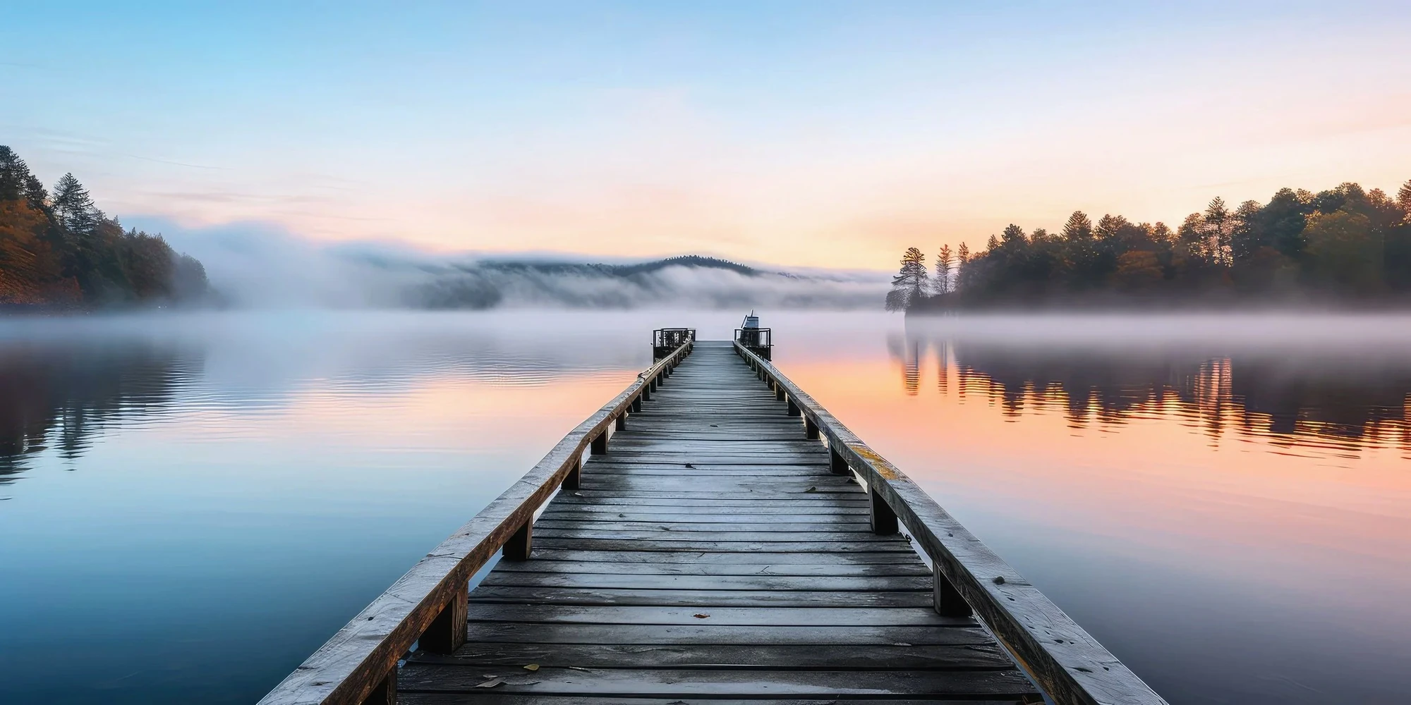 Wooden pier symbolising reflection and calm at MindSure Psychology Central Coast